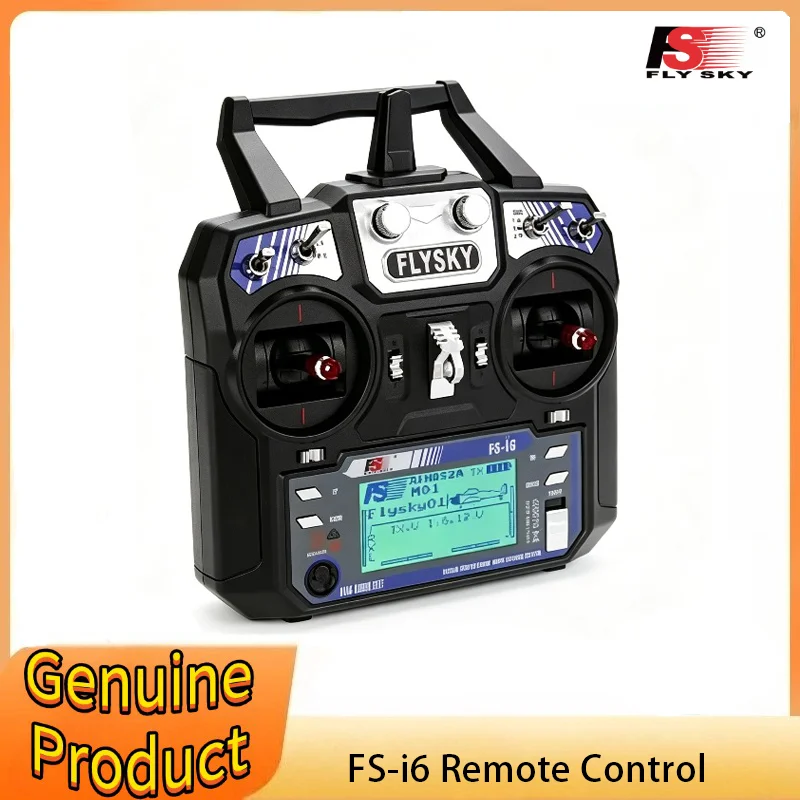 FlySky FS I6 2.4G 6ch RC Radio Transmitter Left Hand LCD Screen+IA6/IA6B Receiver for FPV Airplane Plane Quadcopter Mini Drone