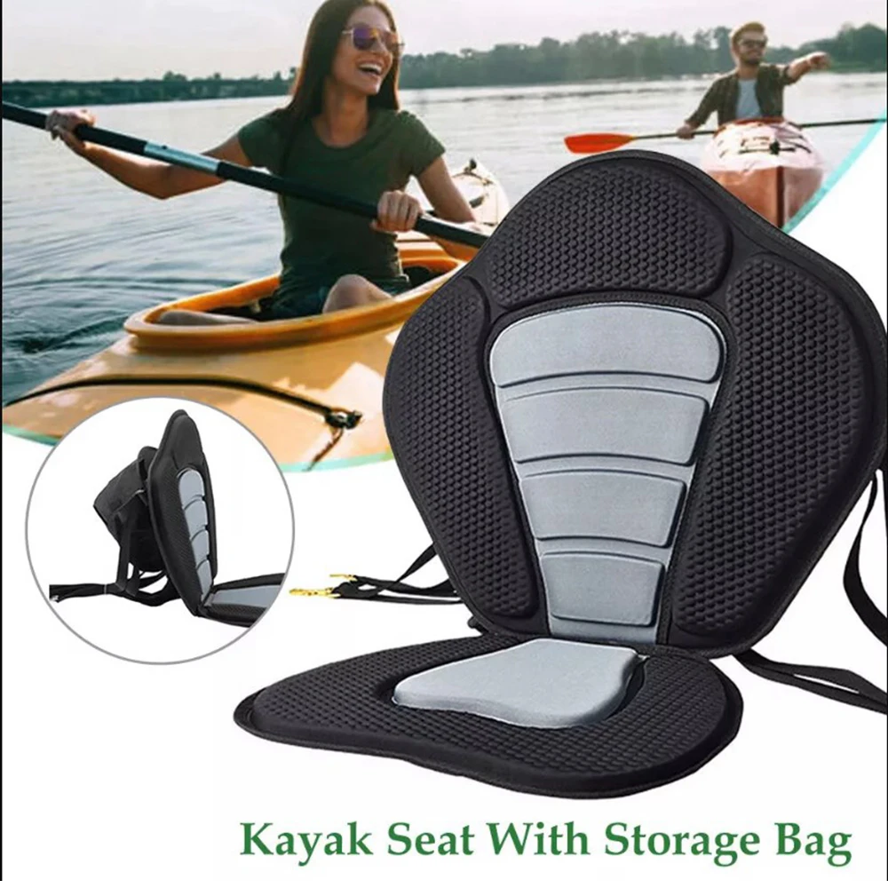 Kayak Paddle Board Seat Adjustable Stand Up Backrest Seat Non-Slip Backrest Seat For Rowboats Fishing Canoeing