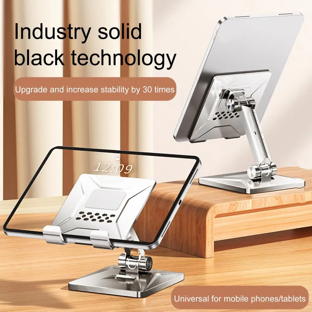 Tablet Stand Anti-skid Folding Strong Load Bearing Adjustable Stable Firm Support High Strength Foldable Tablet Bracket Stand fo