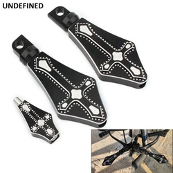 Motorcycle Cross Foot Pegs Footrests Shifter Peg for Harley Sportster 883 Dyna Street Bob Softail Fatboy Touring Bobber Chopper