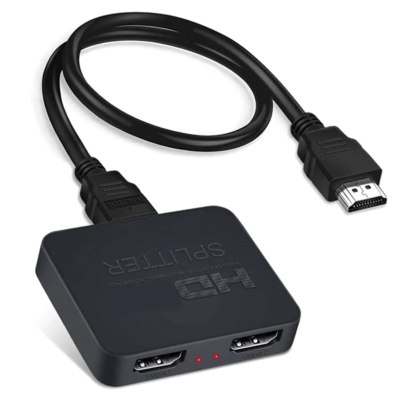 Y23A-4K -Compatible Splitter 1X2 1X4 Video Splitter HDTV Splitter Audio Sync For TV Boxs HDTV DVD Laptop Monitor