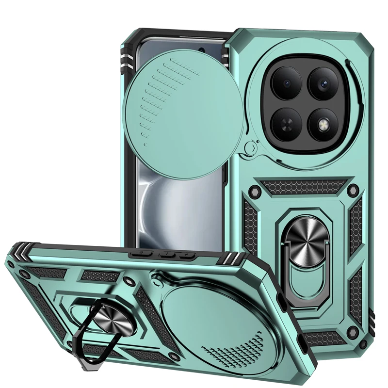 Stoßfeste Armor-Hülle für Xiaomi Redmi Note 15 Pro 5G 4G mit Schiebeobjektivschutz, Handyhülle für Redmi Note 14 Note 14 Pro 5G, Rückseite – Detail 12