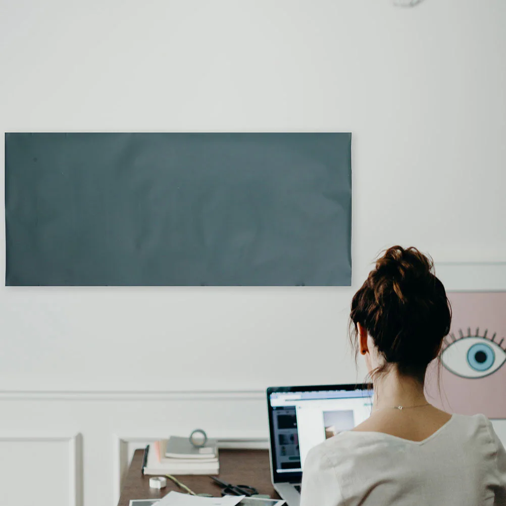 2pcs Whiteboard Sticker Dry Erase Sheet Peel Stick Wall Paper For Classroom Office Home Kids Drawing Writing Learning Activity