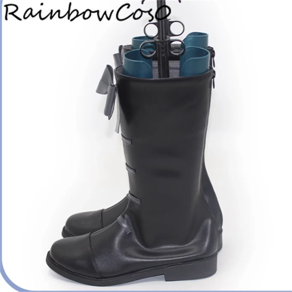 Black leopard Kemono Friends Project Cosplay Shoes Boots Game Anime Party Halloween RainbowCos0 W5462