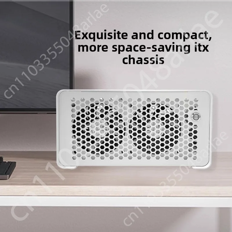 Computer Case Desktop ITX Small Chassis, Living Room Mini Horizontal Chassis Case Q3 Chassis