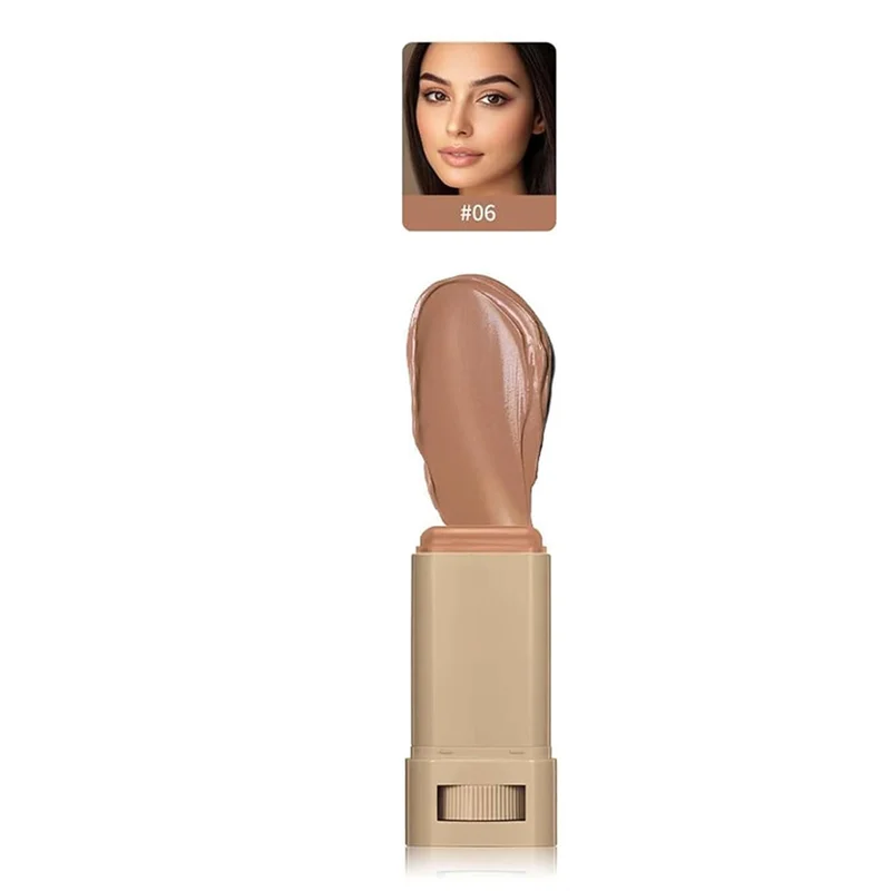 HFES Foundation Stick Beauty Balm Serum Boosted Skin Tint، كريم أساس مرطب ملون صلب