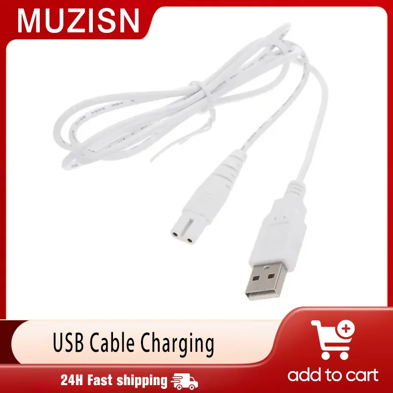 

Muzisn Black White USB Cable Charging Line Suit HF-5 HF-9 HF-6 Oral Irrigator Teeth Water Flosser Power Cord USB Electrical Cord