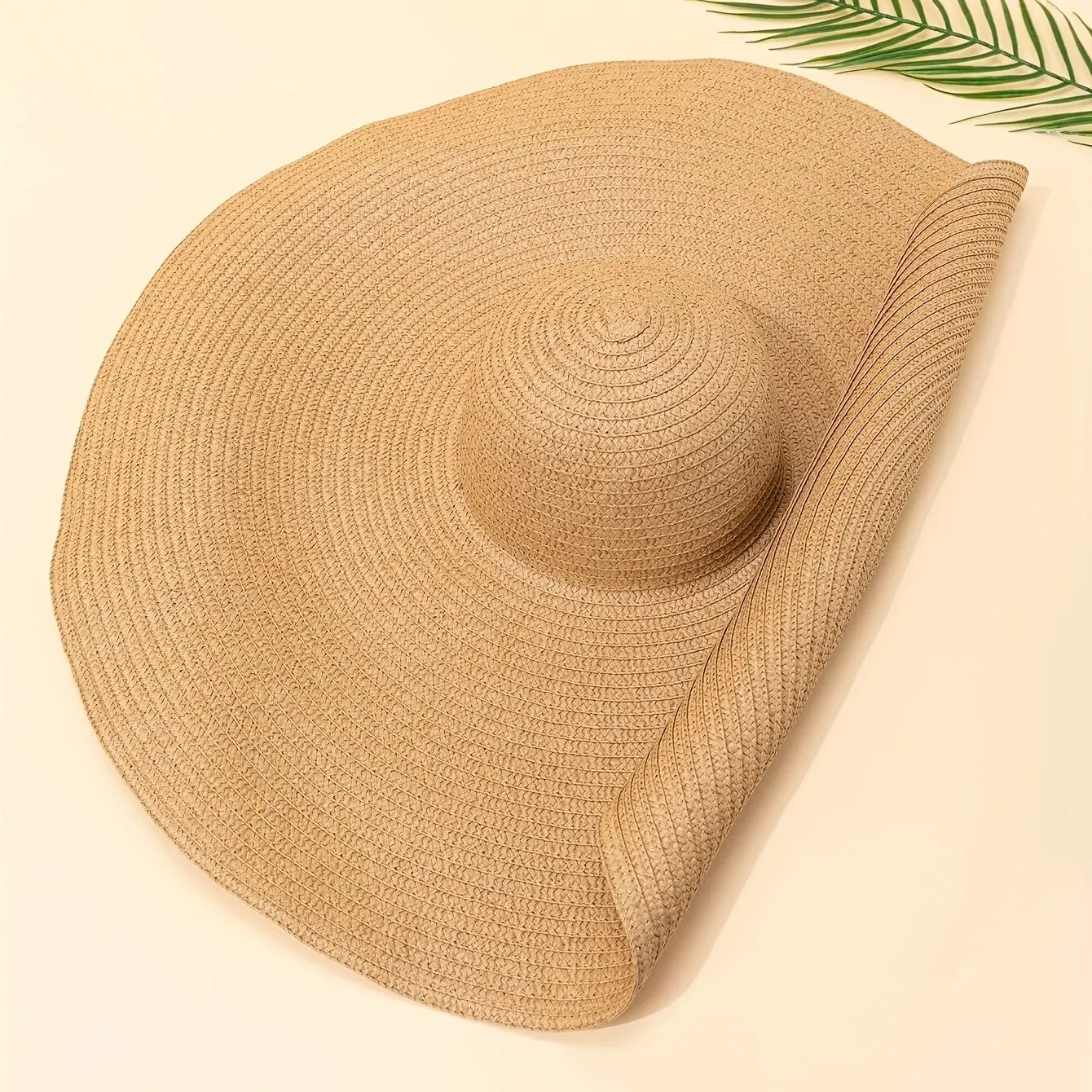 New Spring Summer Wide Brim Black Straw Hat Flat Top Straw Hats For Women Elegant French Retro Sun Hat Designer Hat