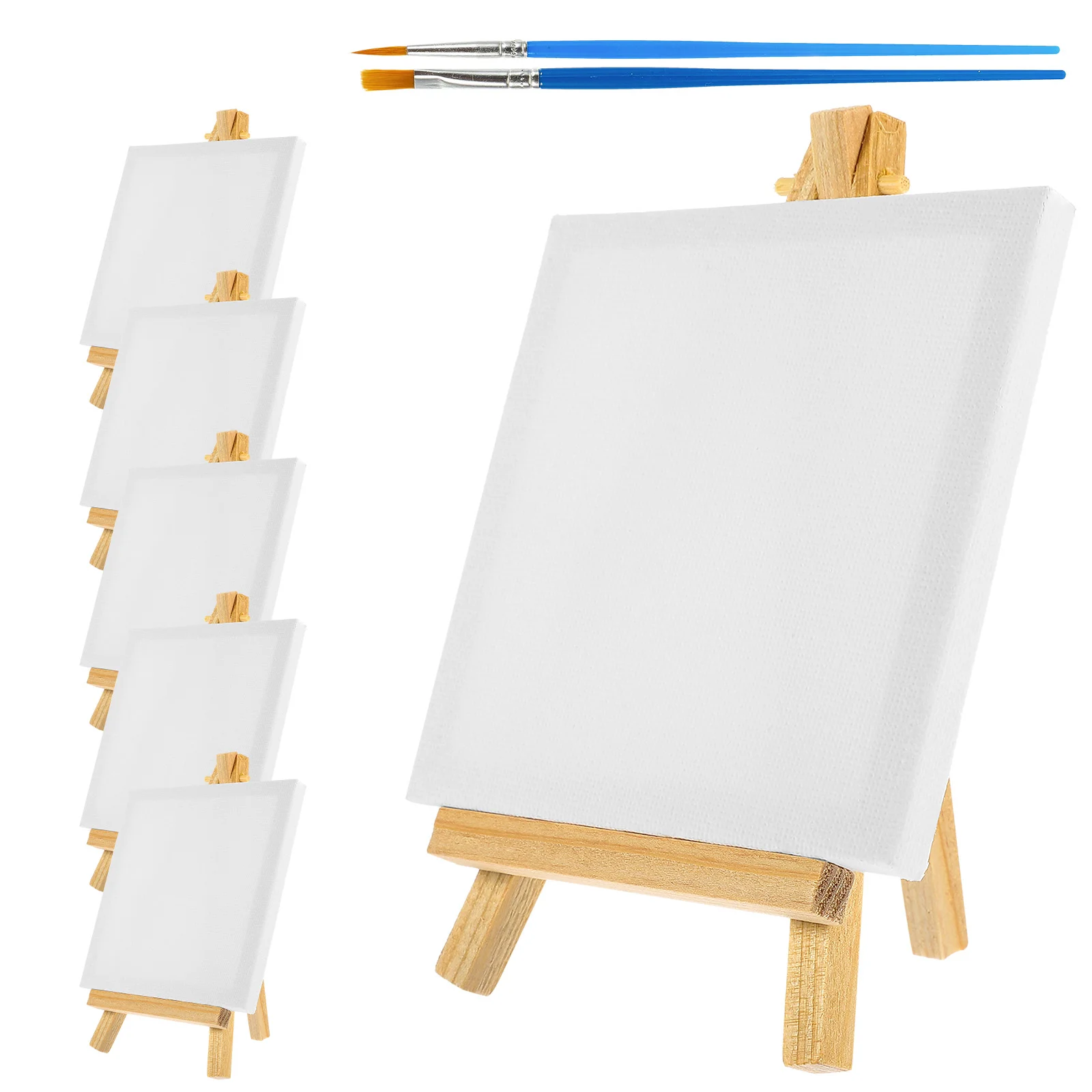 Imagem -06 - Mini Oil Canvas Pintura Kit para Crianças Ternos de Festa Adultos Suprimentos Desktop Bracket