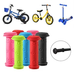 1 Pair Child Bike Grips Rubber Non-Slip Bike Bicycle Handle Bar Grips Tricycle Scooter Handlebar Waterproof Handle For Child