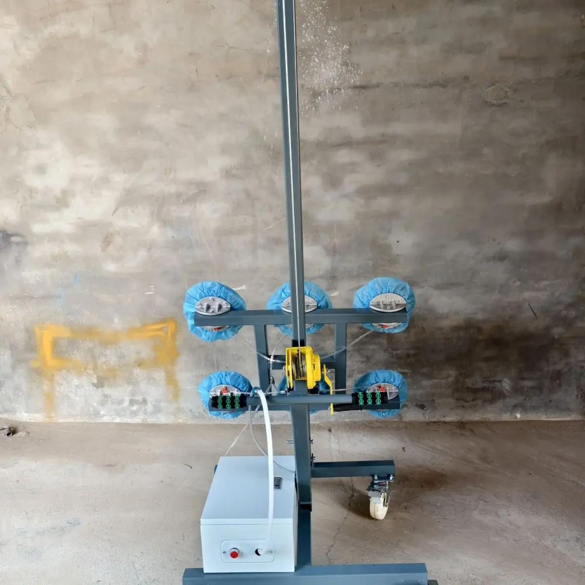 Hand-cranked glass Hand-push suction cup installation Lifting electric vacuum Portable glass Suction cup cart Installation glass 4