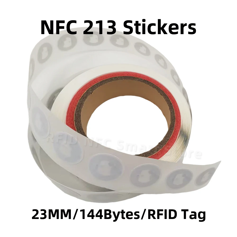 10 Stuks Nfc Tag 13.56Mhz Programmeerbare Nfc 213 Stickers Tags Rfid Lable Sticker 144Bytes Persoonlijke Automatisering Snelkoppelingen