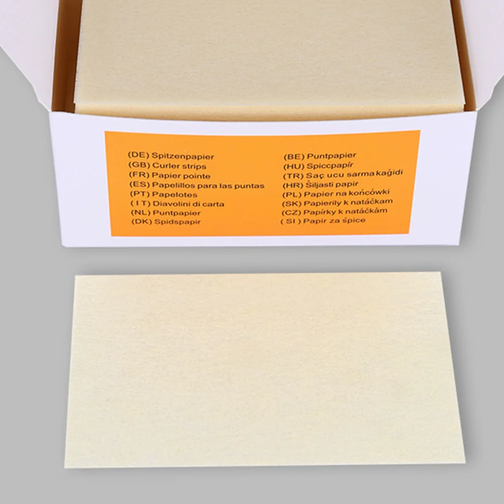 

2 Boxes Ultra-Thin Perm Paper Heat Resistant Hair Salon Supplies Protective End Paper For Even Perm Distribution Strong