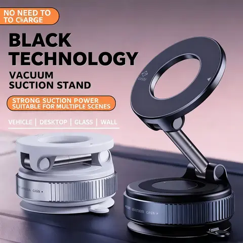 Universal Adsorption Phone Holder 360° Rotatable & Foldable Suitable for Car Desktop Glass Wall Multi - Scenarios Strong Suction