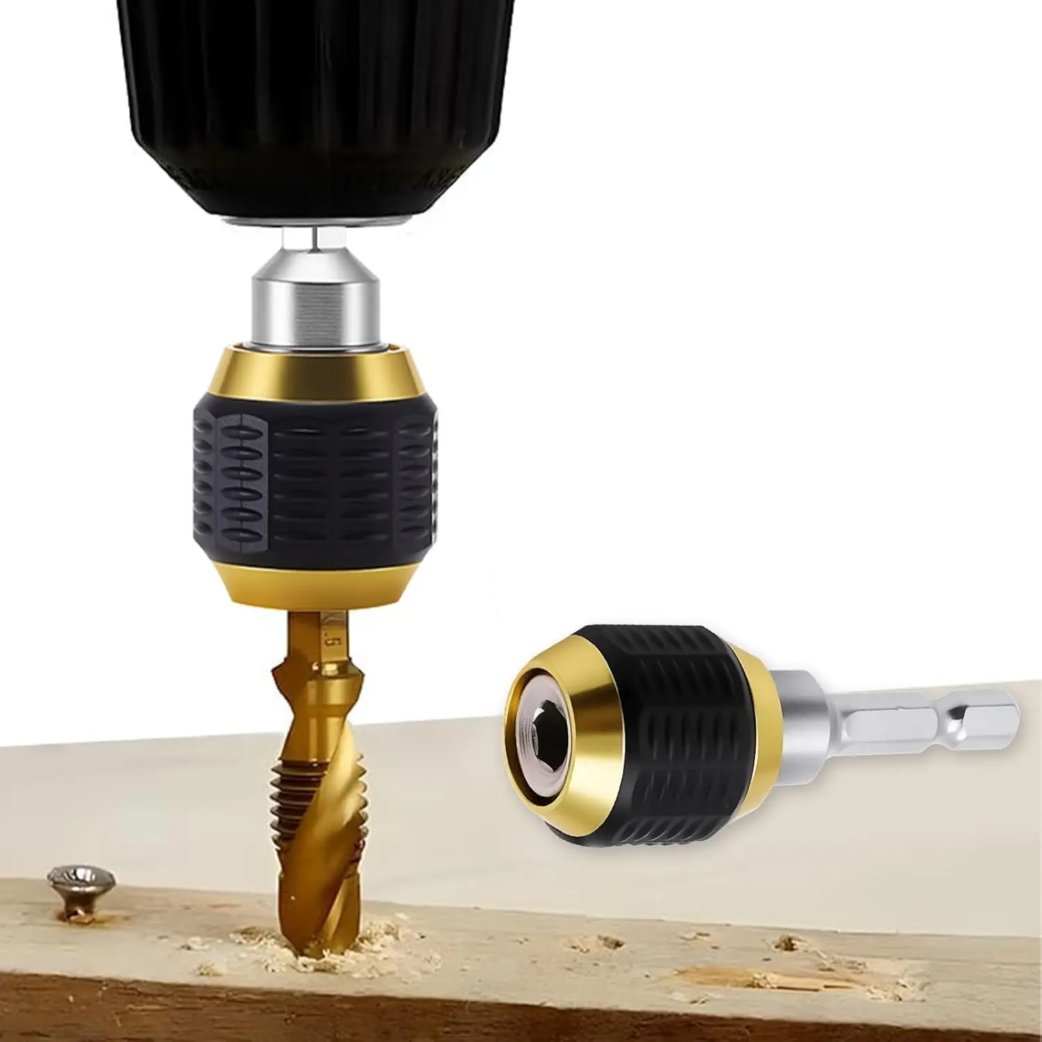 

60mm Quick Release Hex Shank Drill Bit Holder Self-Locking Extension Rod for Electric Drill and Screwdriver