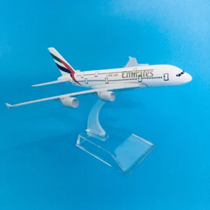 JASON TUTU-Emirados Árabes Unidos Airline Modelo, A380 Aviões, Diecast Avião, metal, 1:400 Airbus 10 principais vendas avião emirates a380 - №4