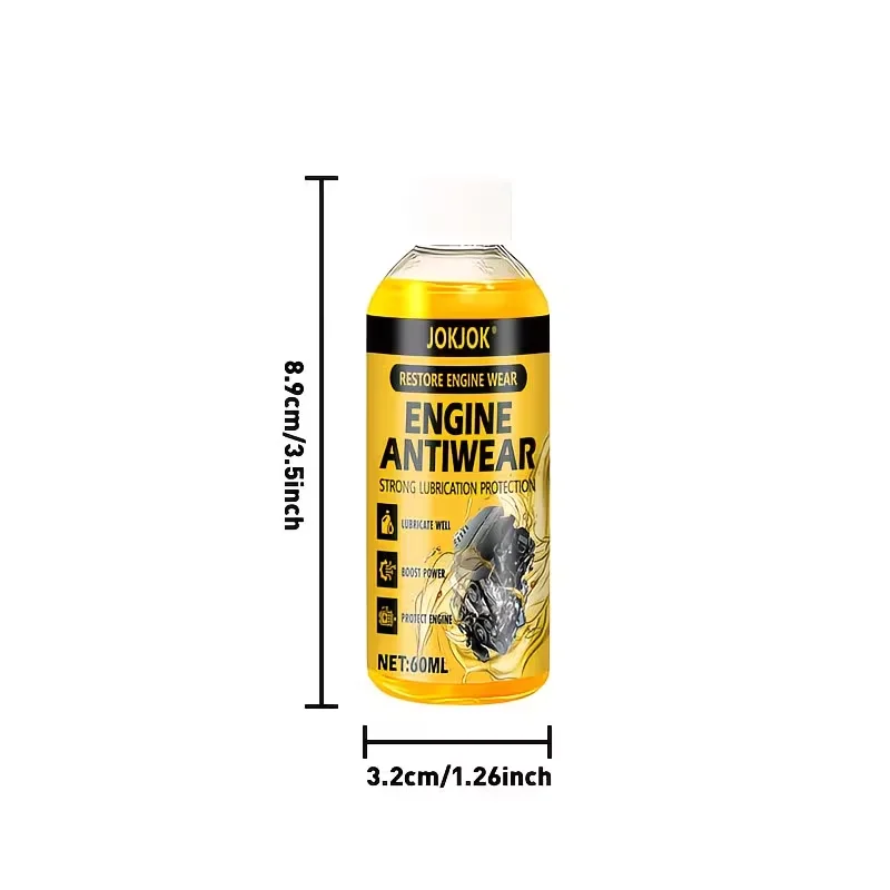 30 ml – Decibel Noise Reduction and Engine Protection Additive – Reduces Noise and Vibration, Improves Fuel Economy, Compatible