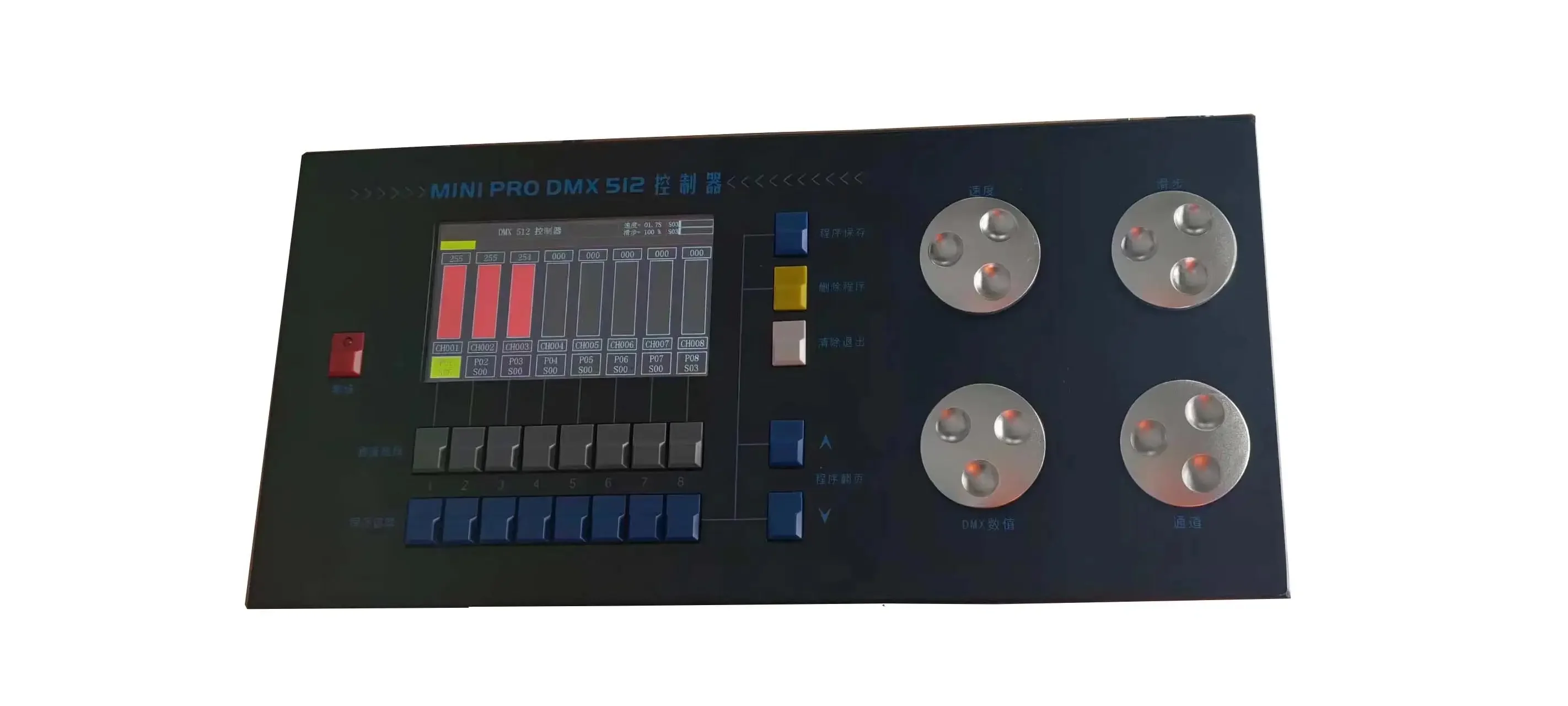 simar mini pro dmx512 touchscreen dimmer console controller voor videocamera licht