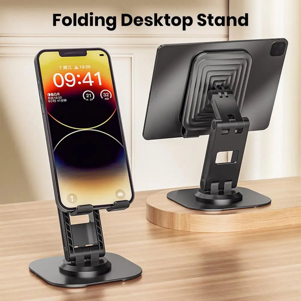 Strong Load-bearing Phone Stand Universal Phone Holder 360° Rotatable Aluminum Alloy Phone Holder for Desktop for Ultimate