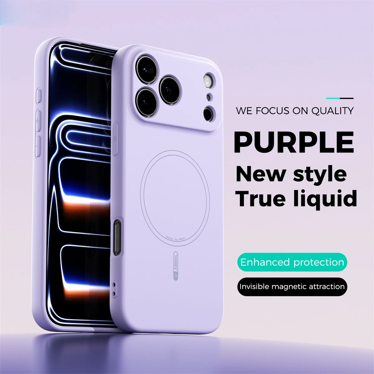 เคสโทรศัพท์แม่เหล็กสำหรับชาร์จไร้สาย Magsafe  วัสดุซิลิโคน ป้องกันการกระแทก สำหรับ iPhone 16E Air 17 16 15 14 13 Pro Max