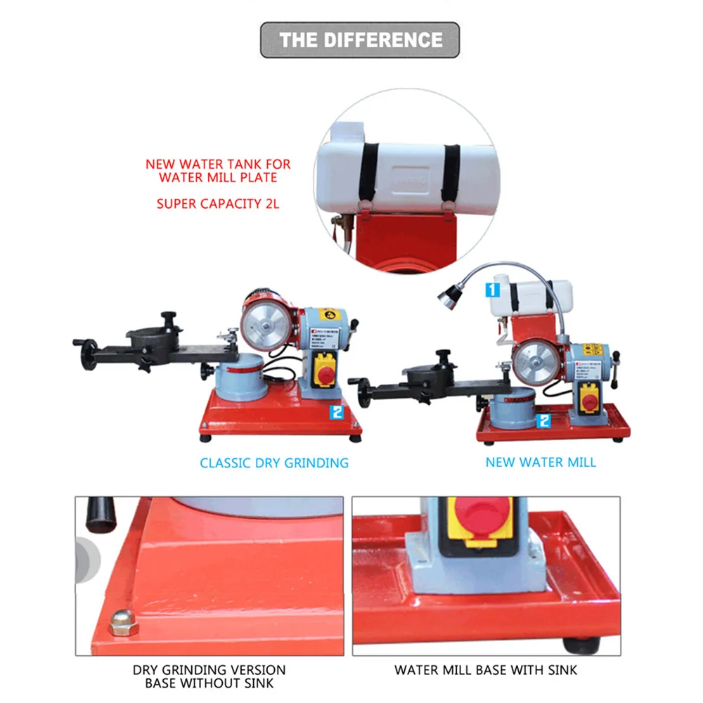 Alloy Saw Blade Gear Grinding Machine Saw Blade Gear Grinding Machine Manual Woodworking Water Grinding Machine 370W 220V