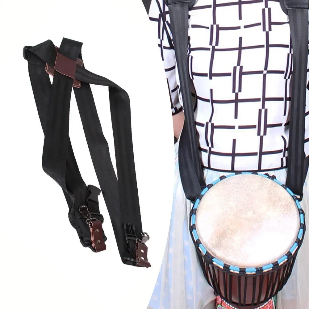 Professional Djembe Strap Hand Drum Belt Percussion Accessories Thickened Padded Adjustable Djembe African Drum Shoulder Straps