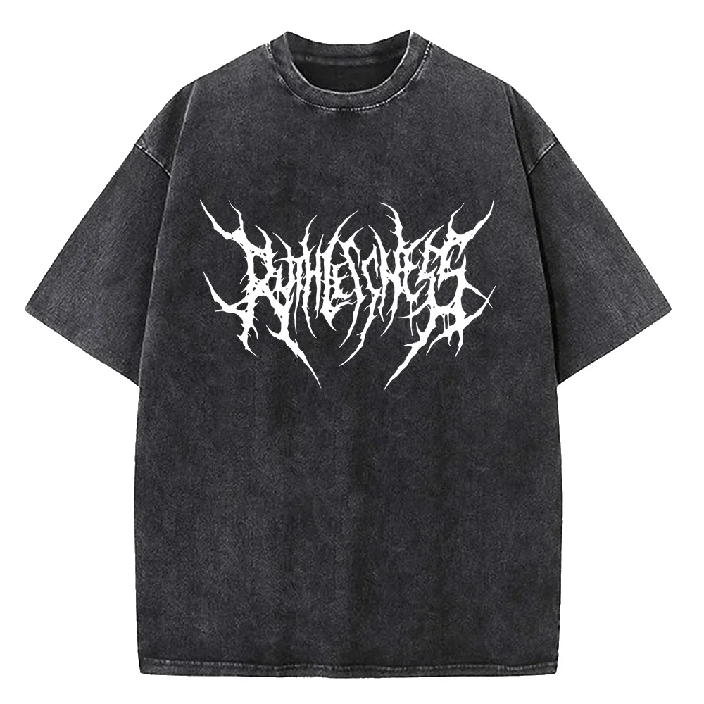 Men Women Washed T Shirts Casual Loose Cotton T-shirt Harajuku Male Tops 2026 Y2K Shirt Punk Sport Jogging Shirt Summer Tops