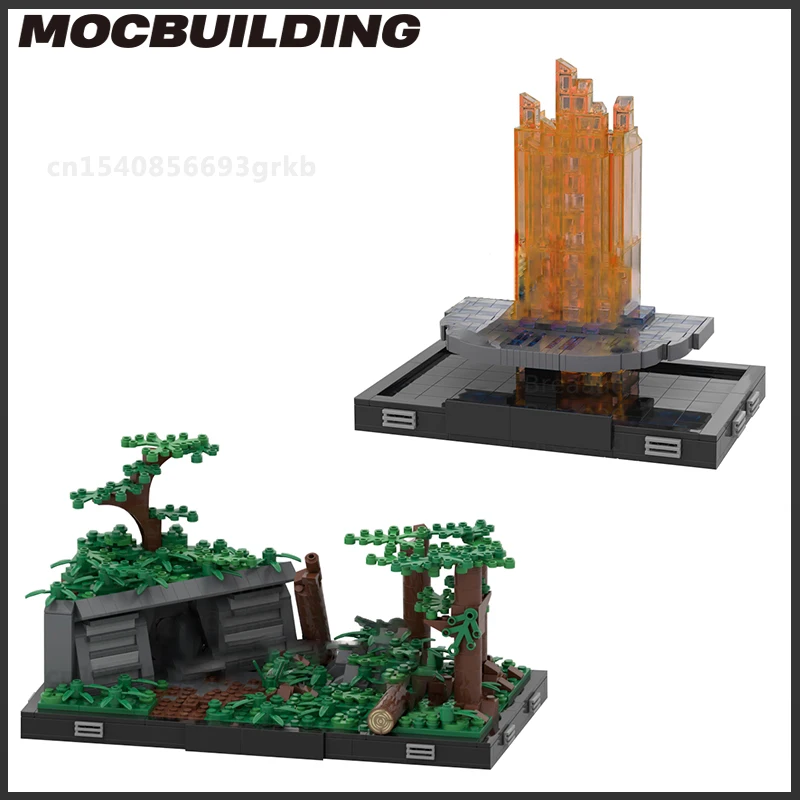 Moc Build Blocks War Space Street View Series DIY Bricks Star Movie DIY Model Toys Birthday Christmas Gifts Collection Present