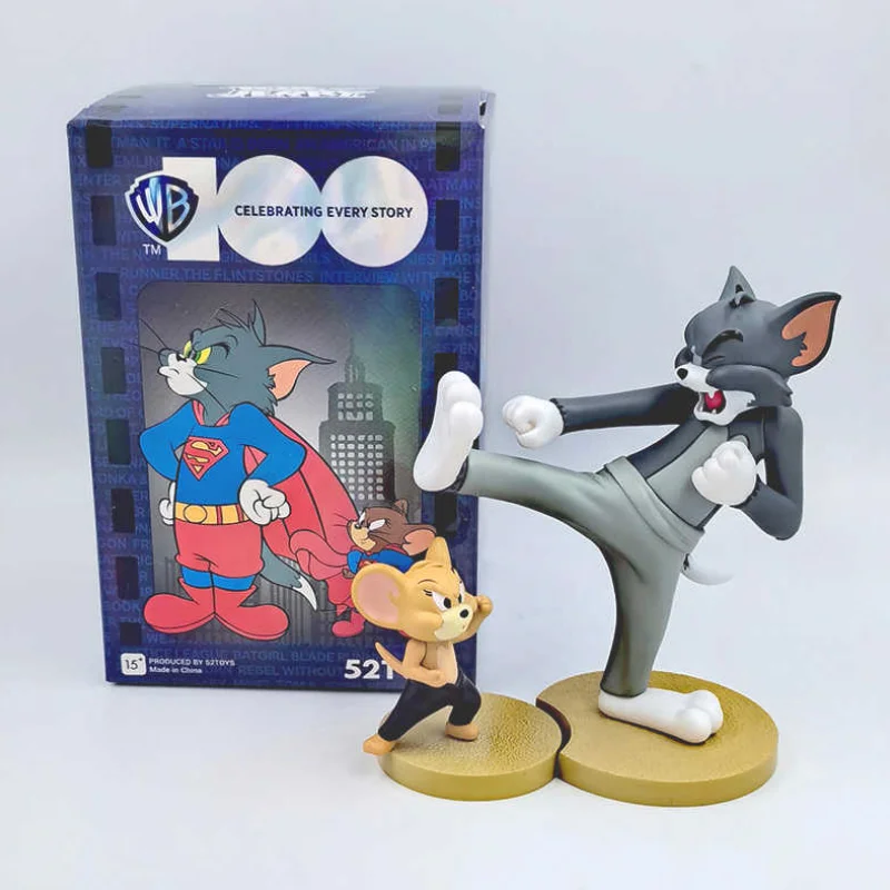 9cm Tom And Jerry Blind Box Warner Anniversary Collection Series Mysterious Surprise Box Tom And Jerry Christmas Kids Gift