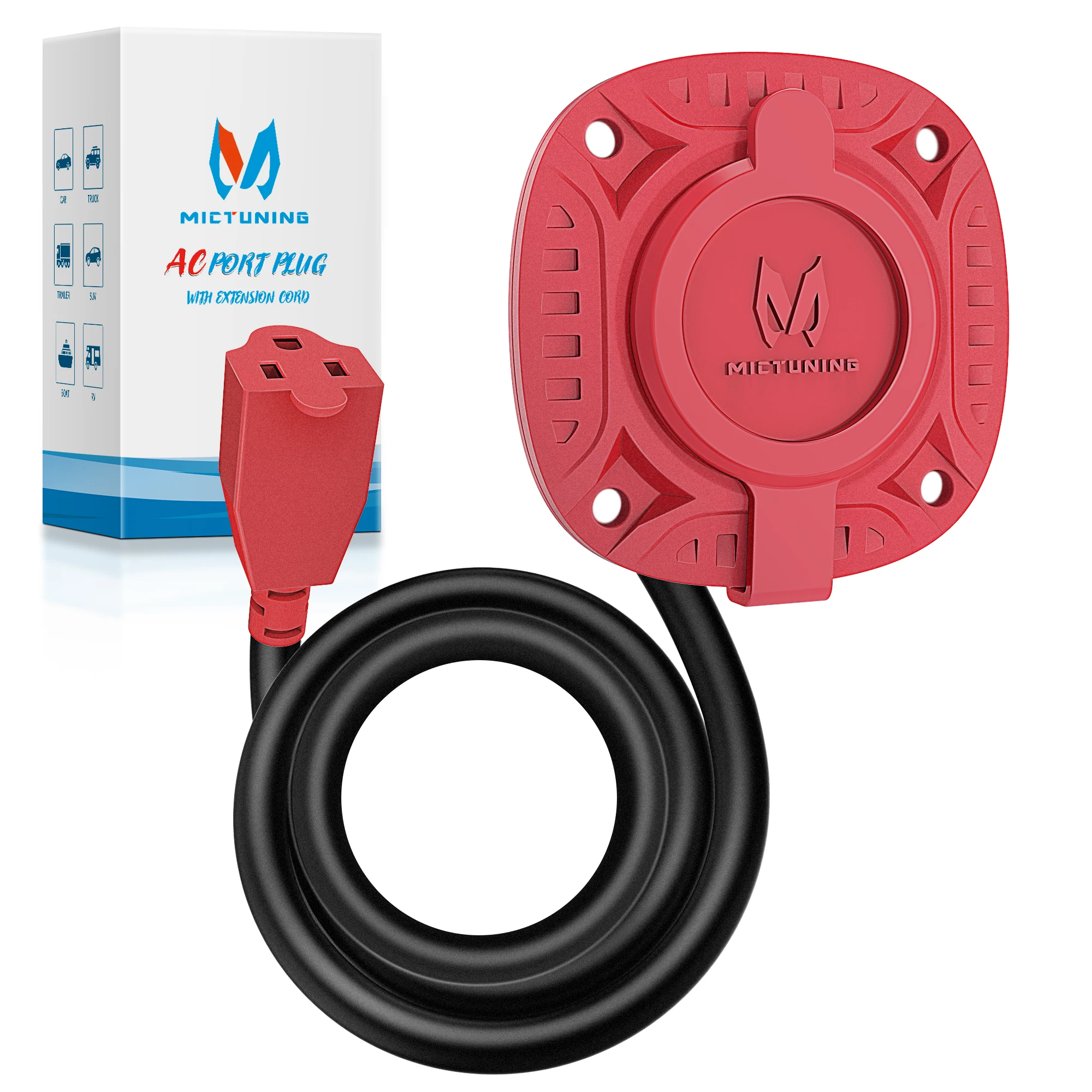 MICTUNING 125V AC Port Plug with 20