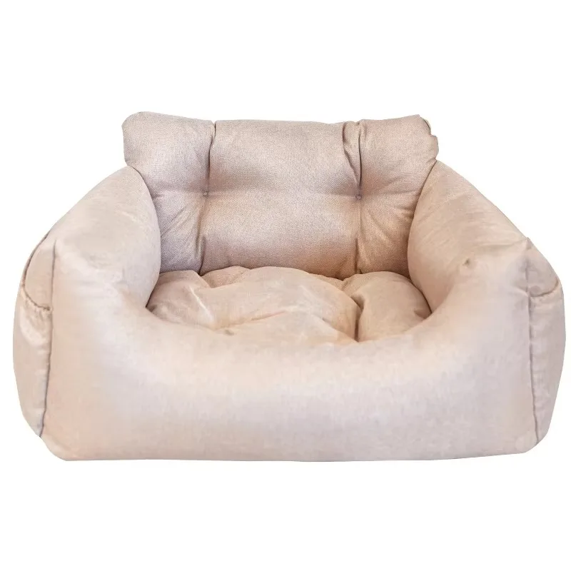 Comfortable Safe Pet Car Seat | Removable Travel Seat for Small Dogs & Small Animals Car Trips