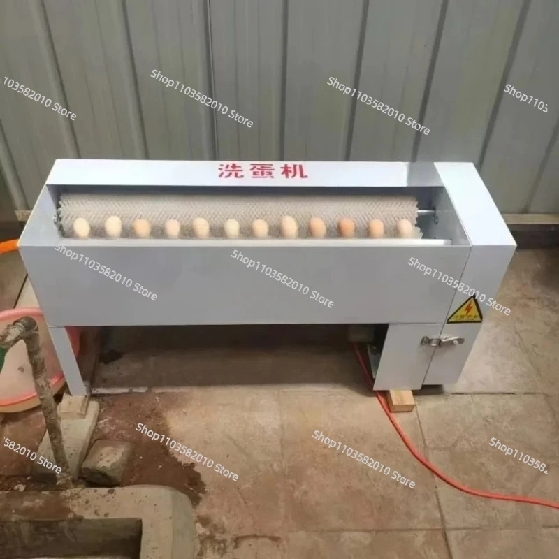 Stainless Steel Automatic Egg Washing Machine, Commercial Poultry Farm Equipment for Chicken Duck Eggs