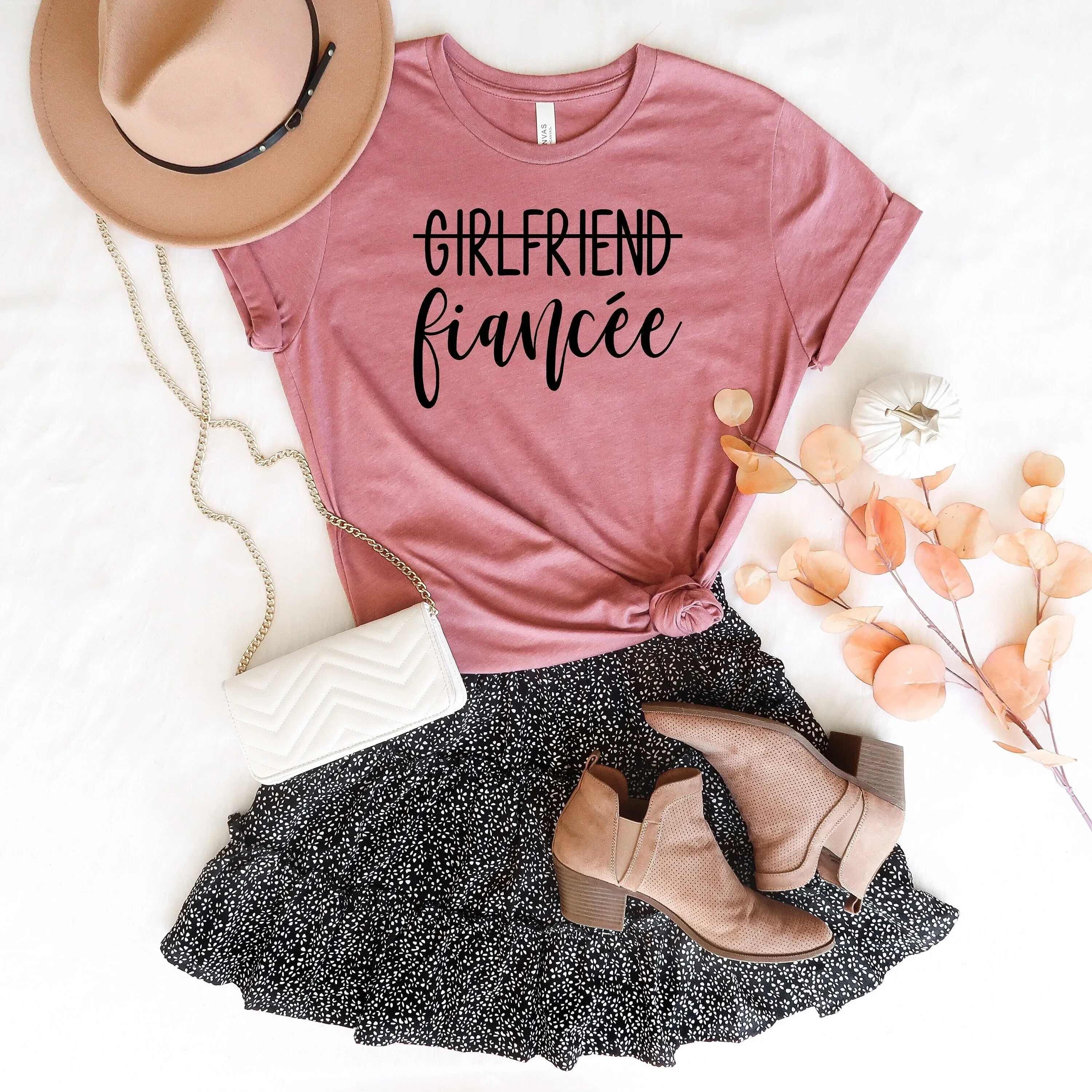 Fiancee T Shirt Future Mrs Engagement For Bride Wedding