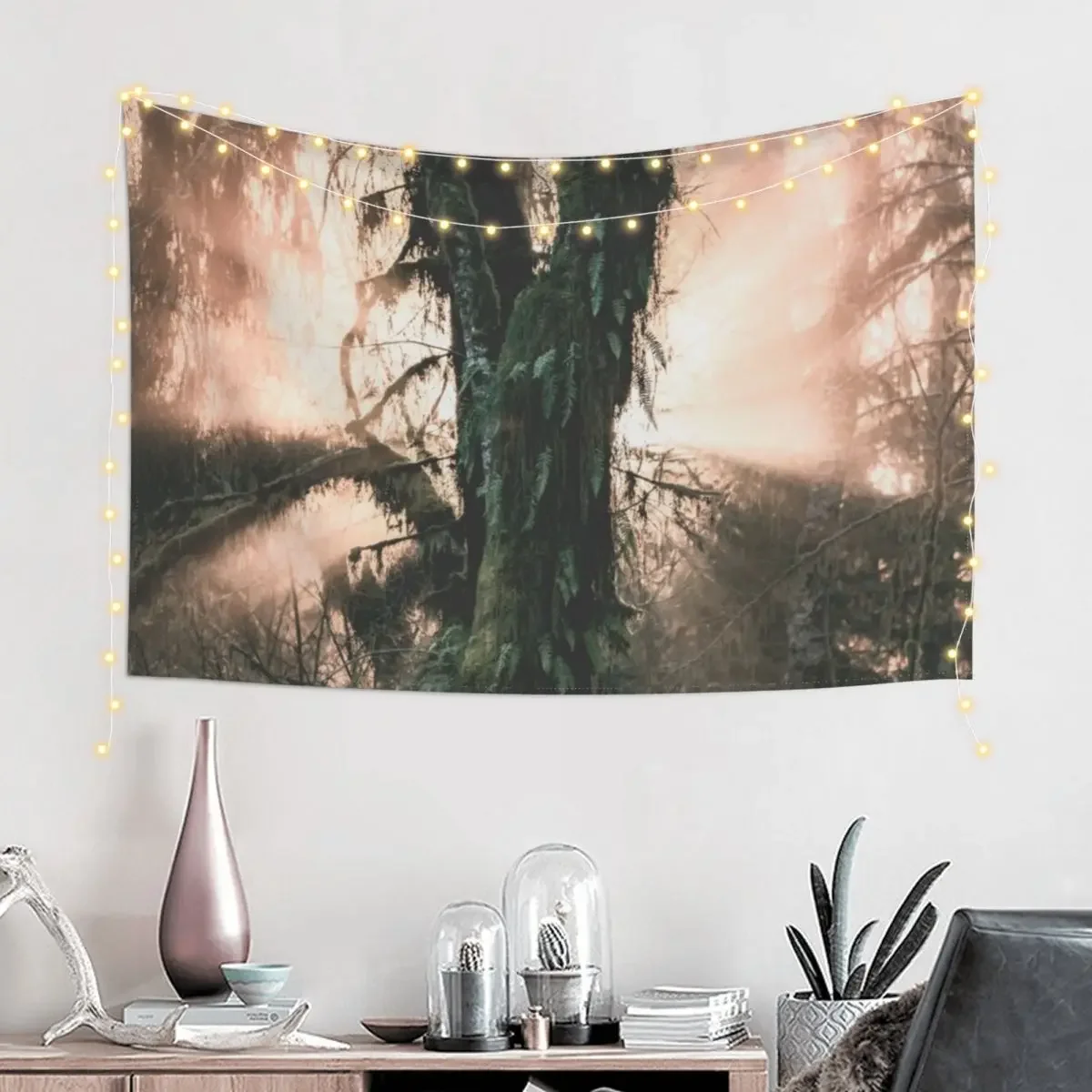 Hoh Rainforest Treasure Tapestry Aesthetic Home Decor Hanging Wall Decor For Bedroom Decoration Aesthetic Tapestry