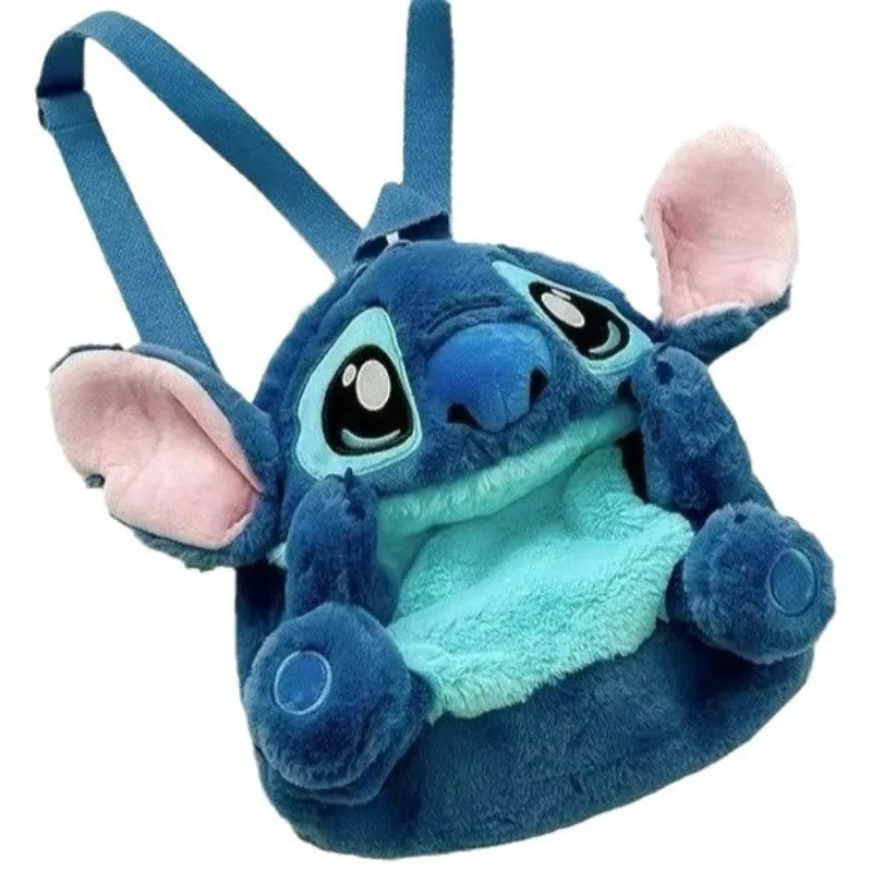 Disney New Stitch Backpack Cartoon Cute Internet Celebrity Student School Bag Girls Fashion Doll