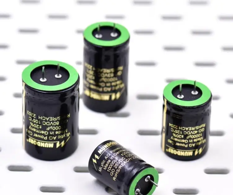 1pcs original Germany Mundorf MLytic AG series Audio Grade Power Cap Glue-On 2Pin Filter capacitor free shipping