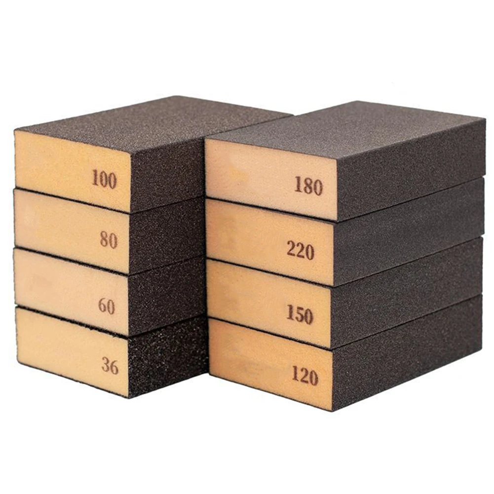 Sanding Sponges Blocks Grit 36-220 Wall Grinding Sponge Sand Block Sandpaper Polishing Pad Sanding Disc Power Tools