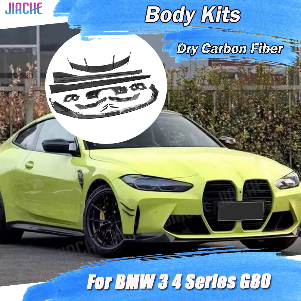 

Carbon Fiber Car Bodykit for BMW 3 Series 4 Series G80 G82 G83 M3 M4 2021+ Front Lip Side Skirts Rear Diffuser Rear Spoiler