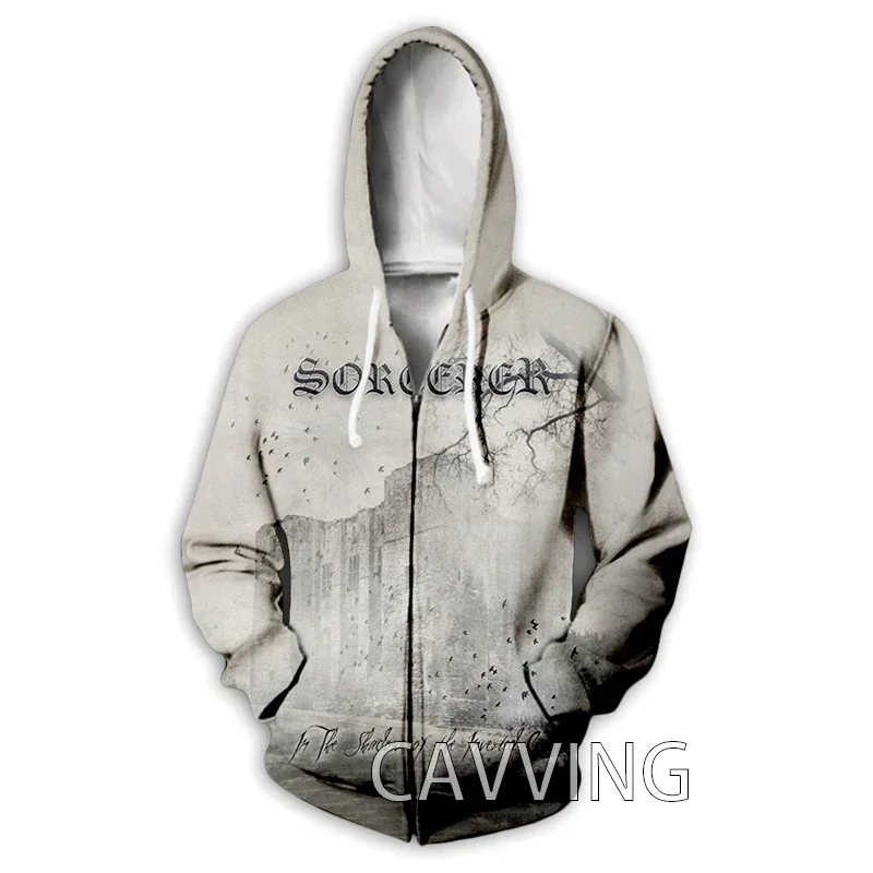 New Fashion 3D Print  SORCERER-ROCK  Zipper Hoodies Zip Up Hooded Sweatshirts Harajuku Hoodie Hip Hop Sweatshirts