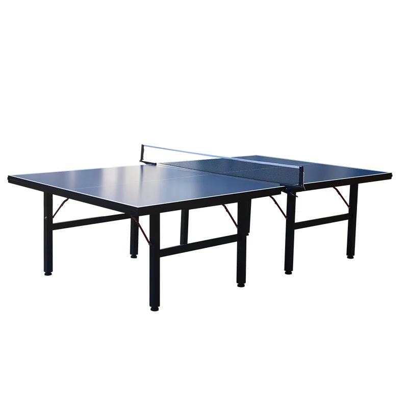 Portable Double Folding 25mm Table Tennis Table, Movable Ping Pong Table, Standard Size Ping Pong Table