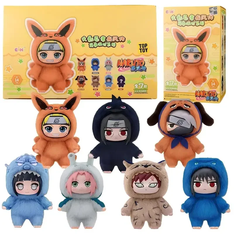

В наличии: TOP TOY Naruto EAKI Cute Beast Party Саске — виниловая плюшевая фигурка-подвеска в слепой коробке, подарок