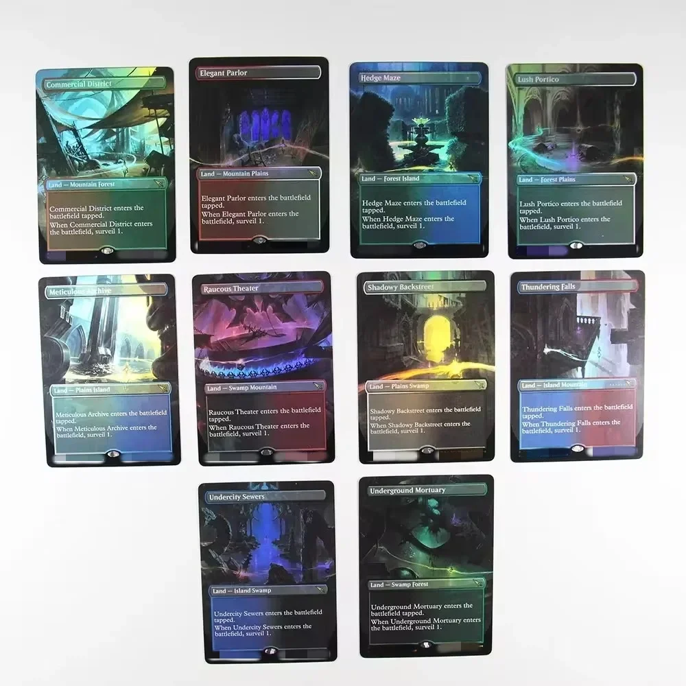 MKM foil Magical Proxy Game Black Top Quality Proxy Playing Cards Talisman Gathering Board Game Trading Cards Proxy