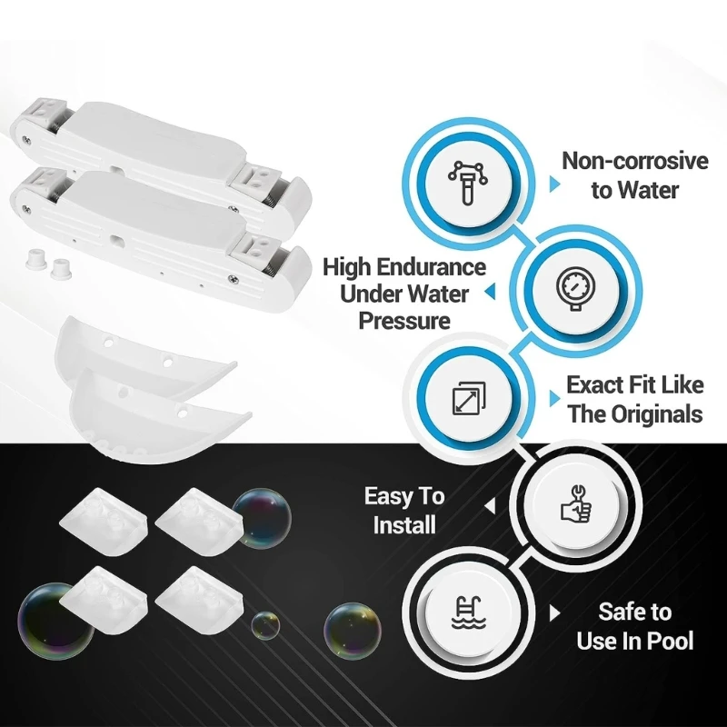ทำความสะอาดสระว่ายน้ำด้านหน้าและด้านหลังชุดกรอบ Flaps Pods และ Pods รองเท้าสำหรับ AXV417WHP AXV604WHP AXV414P อุปกรณ์เสริม 918D