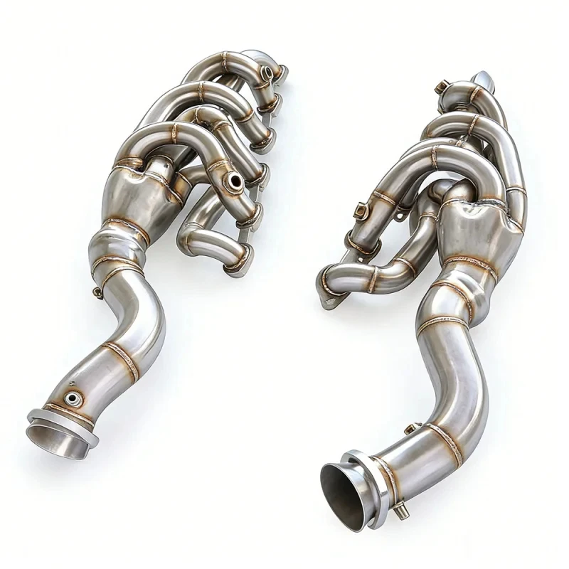 Racing Performance Exhaust Manifold Suitable 599 6.0l 2006-2015, with Catalytic Tube and Drop Exhaust Pipe