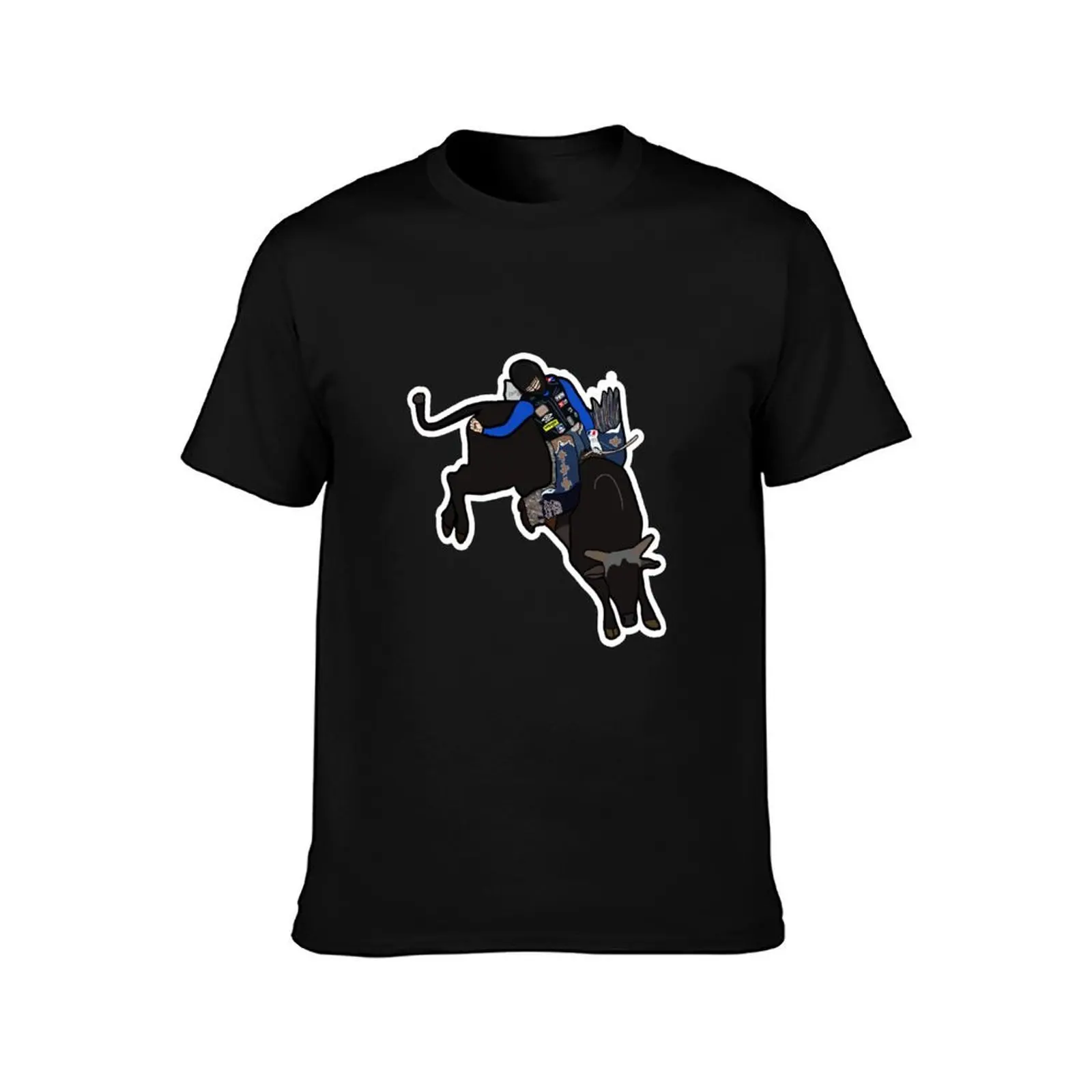 Bull Rider Stetson Wright T-Shirt, Summer Casual Cotton Tee, Oversized Streetwear Tops, Vintage Graphic Print, Unisex Men Women