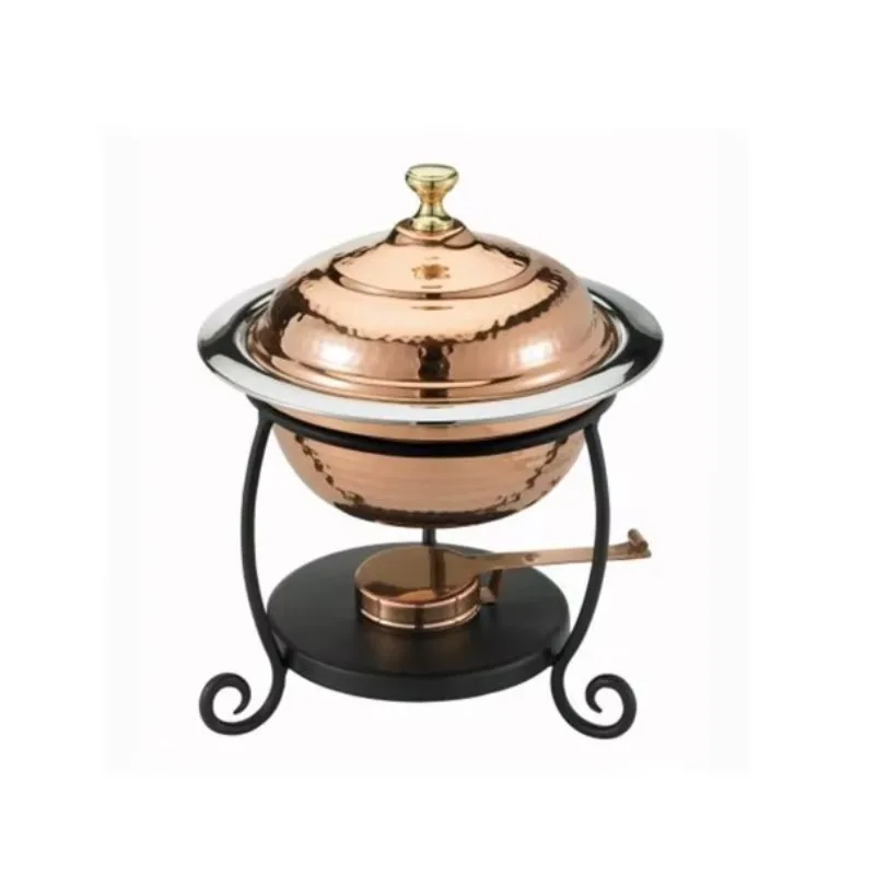 

Dish for Wedding IAnd Restaurant Kitchen Usage Modern Food Warmer Buffet Chafing Dish with Lid Metal Gold Buffet Serving