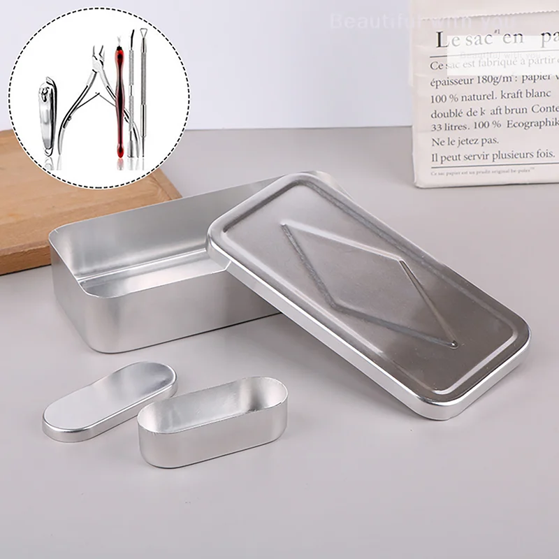 Manicure Sterilizer Sterilizer Box Dental Nail Tool Tray Container Resistant High Temperature Sterilizer