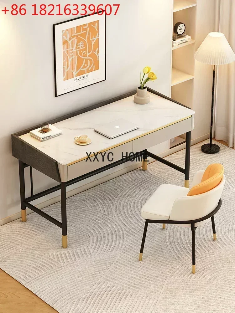 TAO Cream slate desk simple modern desk simple computer desktop desk
