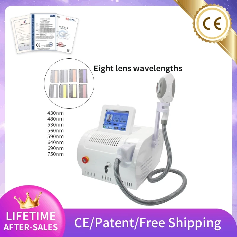 Laser Epilator Ipl + Opt Haarverwijdering Laser Vriespunt Foton Verjonging Spot Verwijdering Anti-Aging Acne Rimpel Huidverzorgingstool