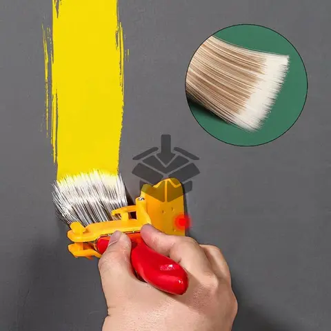 페인팅 벽 브러싱 코너 인테리어 숨겨진 가장자리 트리밍 색상 분리 페인트 브러시 에저 도구 핸드헬드 롤러 2개/세트
